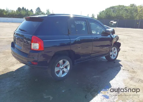 2012 Jeep Compass Sport из США, поврежденный, VIN 1C4NJCBB7CD605889